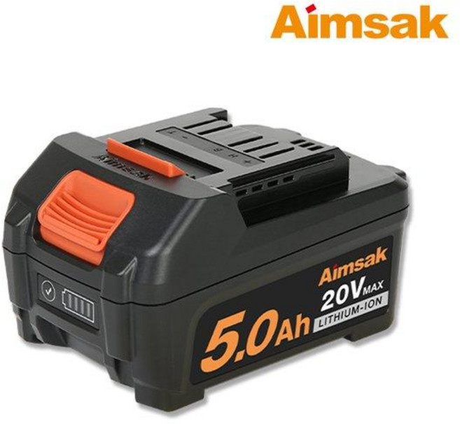 아임삭 B50L18EF 리튬이온 슬라이드 배터리 18V 20V MAX 5.0Ah, 1개
