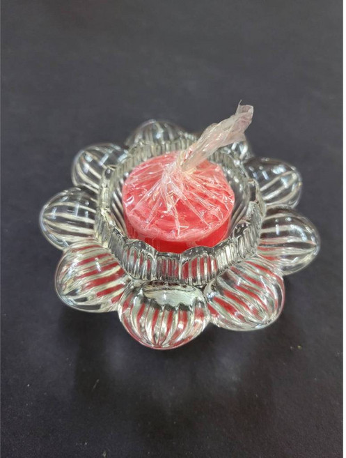 錦桂 耐熱蓮花玻璃燈座