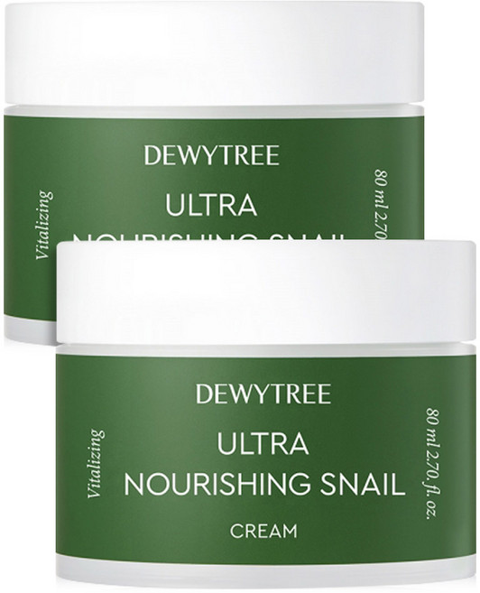 듀이트리 울트라 너리싱 스네일 크림, 80ml, 2개