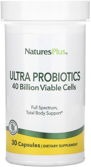 NaturesPlus 울트라 프로바이오틱 400억 캡슐 30정, NaturesPlus울트라프로바이오틱400억캡슐30정, 1개 - 쿠팡