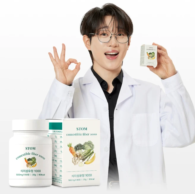 닥터민스 식이섬유정1000, 1개, 60정 - 쿠팡