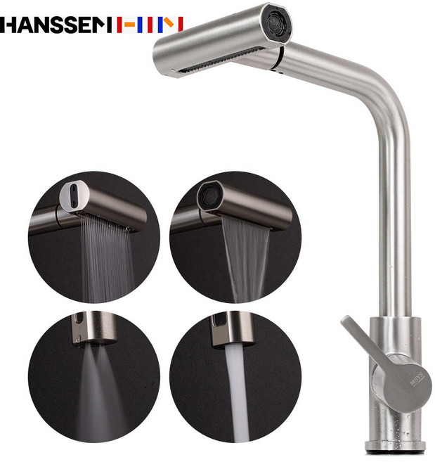 한샘 MSYS 4way 싱크대 수전 주방 고급형 JF360S, 1개