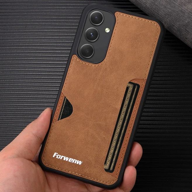 갤럭시A17 A175 A176 카드 수납 포켓 빈티지 가죽 지갑 핸드폰 케이스