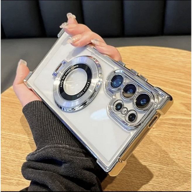 삼성 S26 25 24 울트라 케이스 고투과성 마그네틱 거치대 커버 적용 맥세이프 S24플러스