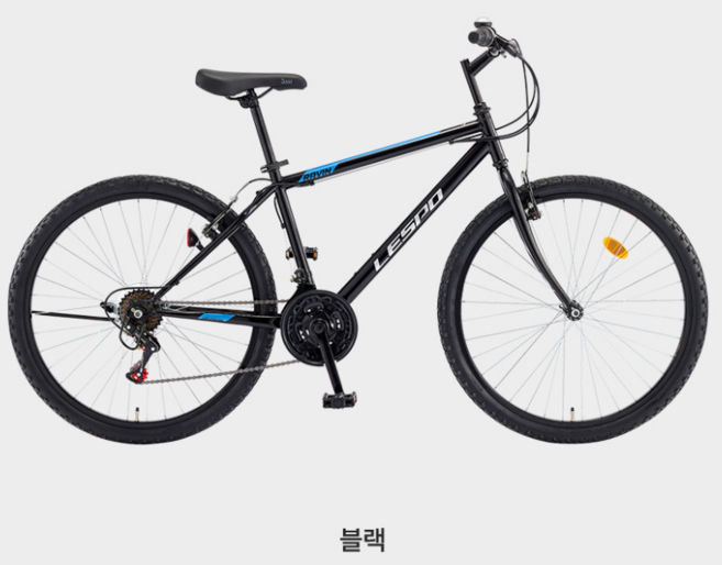 삼천리 레스포 26 라빈 자전거 MTB 입문용자전거 21단 조립자전거 99%조립, 1개, 168cm, 24년 블랙 99%