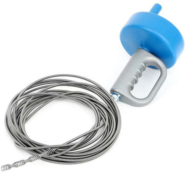 하수구 변기 막힘 해결 관통기 스프링 청소기 15m 스프링관통기 배관청소