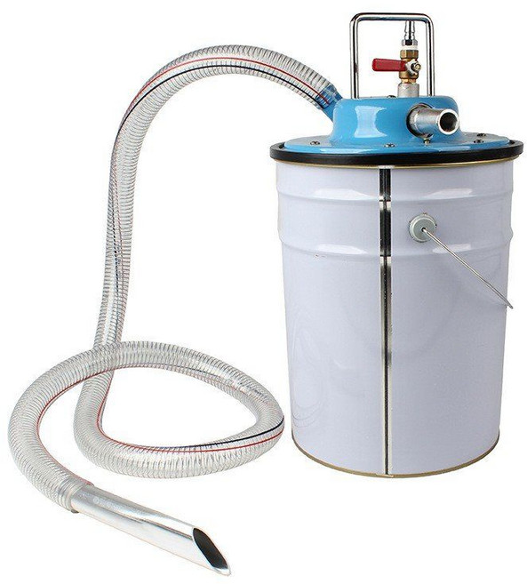 물 흡입기 공압 진공 습식 건식 겸용 물빨아들이는 청소기 잔수 처리기, 1개, 18L스텐(받침X)