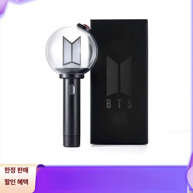 응원봉 아미봉 라이트스틱, 4세대 응원봉, 1개, 기본 색상