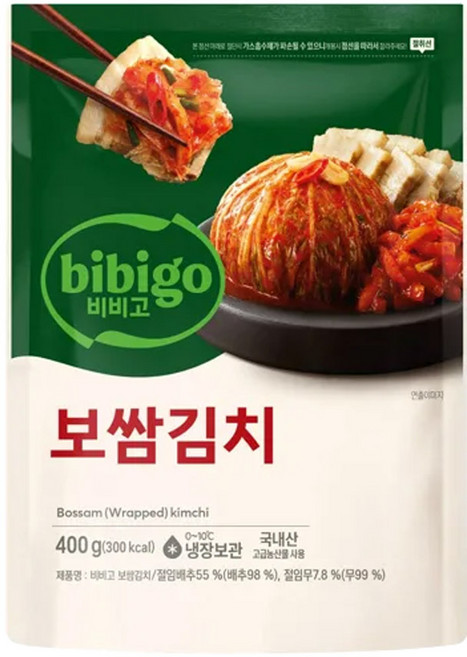 CJ 비비고 보쌈김치, 400g, 2개