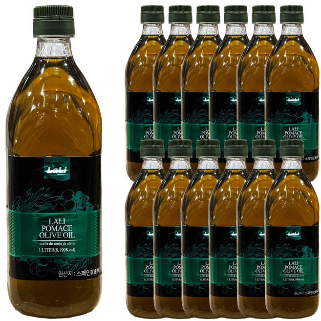 라리 포마스올리브오일1l, 1L, 12개