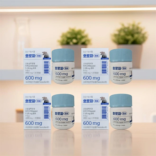 바이오피크 호로파 비텍신 호로파종자 추출물, 4개, 20정 - 쿠팡