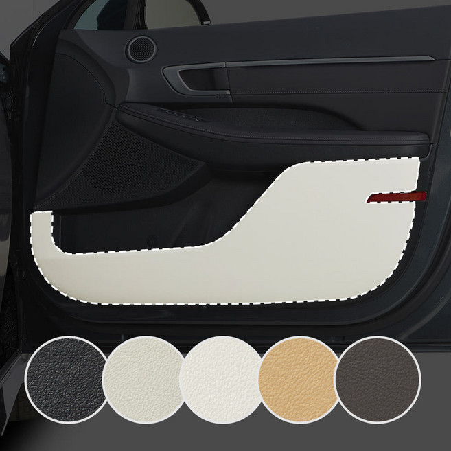 메이튼 스크래치커버 SC 제네시스 GV80 전용, 블랙, 제네시스 GV80_기어사이드 커버