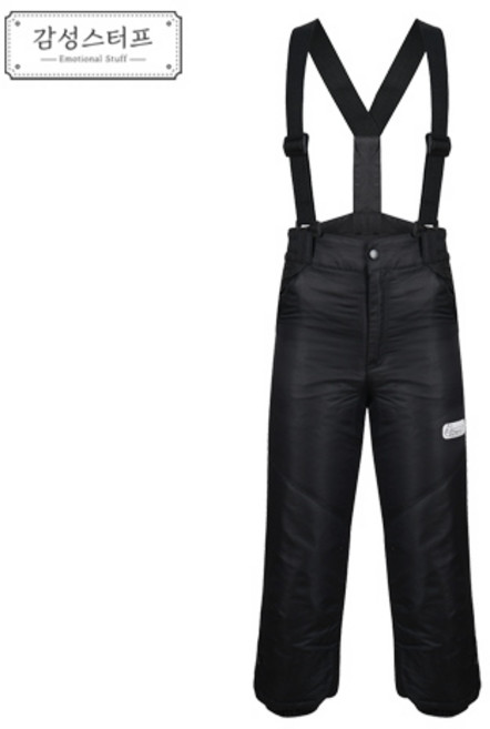 서브트웬티투 키즈 아동 눈썰매 어린이 스키 방수바지 블랙