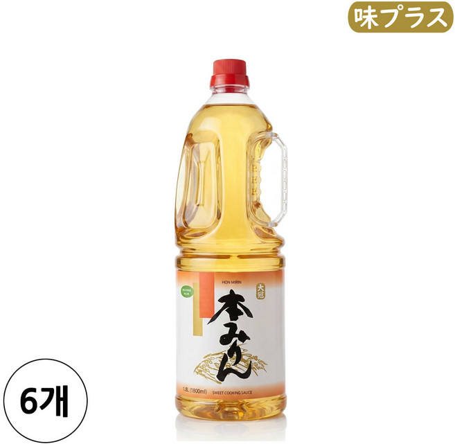 아지플러스 맛술 혼미린, 6개, 1.8L