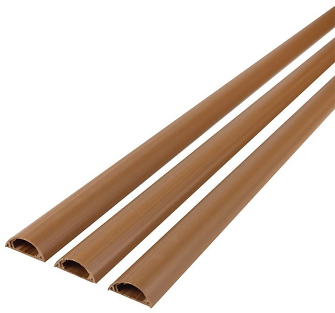 몰딩 타원 pvc 케이블 알루미늄 전선 몰드 전기선 사각 쫄대, 몰딩 타원25