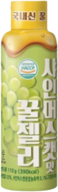 꿀젤리 샤인머스캣맛 어린이간식 110g x 12개, 1개 - 쿠팡