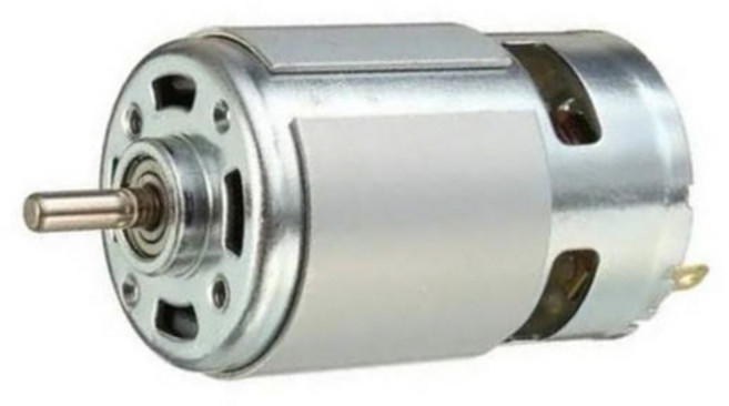 775 DC모터 12-36V 원형축 샤프트 전동드릴 워터펌프모터, 1개