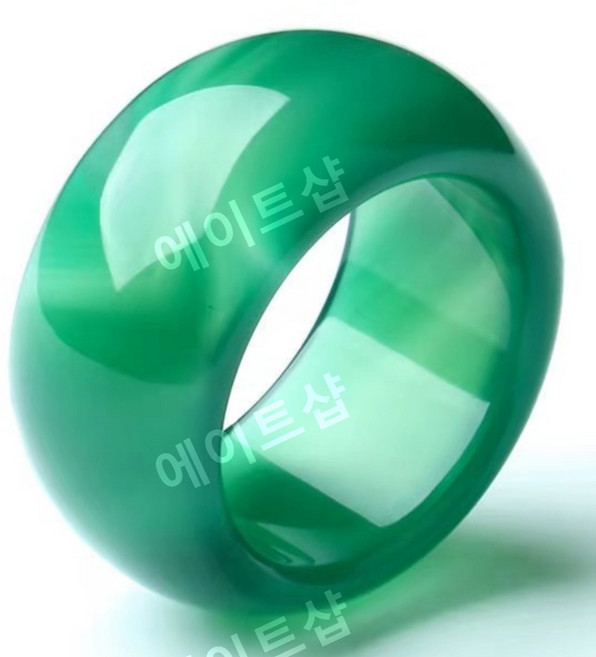 천연 옥반지 마노 럭셔리 원석 초록 비취 한복가락지 혼주선물 남녀공용