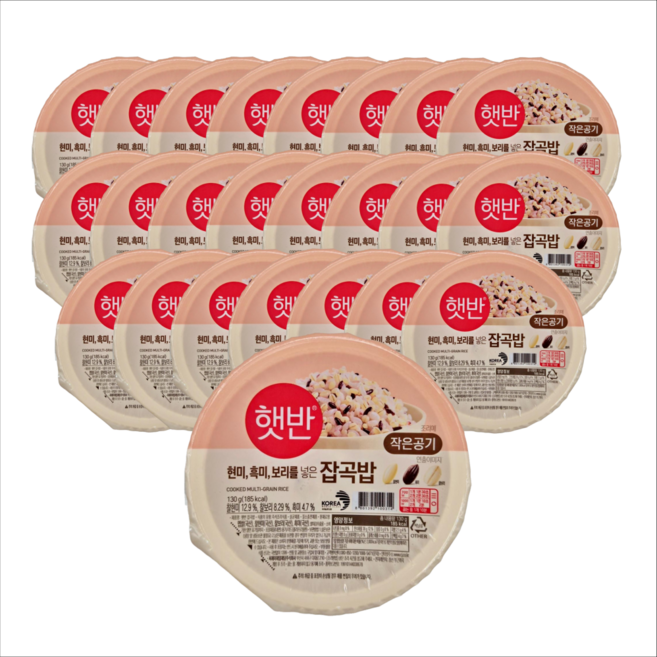 햇반 잡곡밥, 130g, 24개