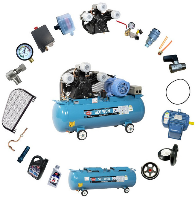 서원 10마력 콤프레샤 압력게이지 부품 부속 자가 셀프 수리, 1개