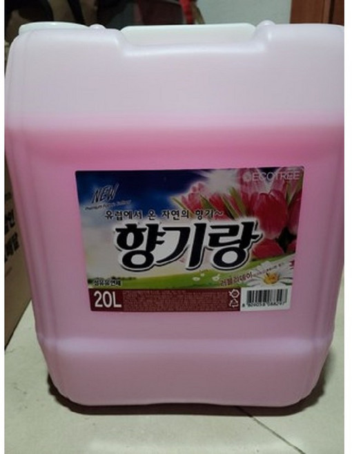 향기랑 섬유유연제 (핑크), 20L, 2개