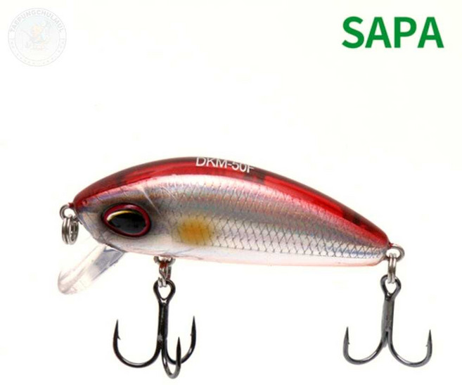 싸파 더블킬 쏘가리 미노우 50mm, 0- 고급형 더블킬 쏘가리 미노우 DKM50F-K001, 1개