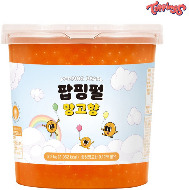 팝핑펄 팝핑보바 망고, 3.2kg, 1개입, 1개