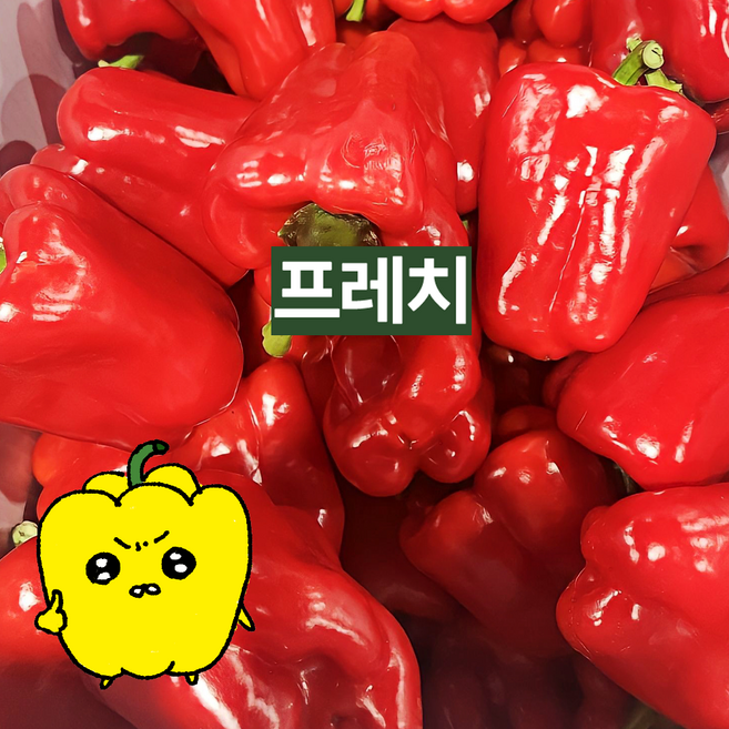 프레치 국내산 아삭하고 싱싱한 홍피망, 1kg (특), 1개