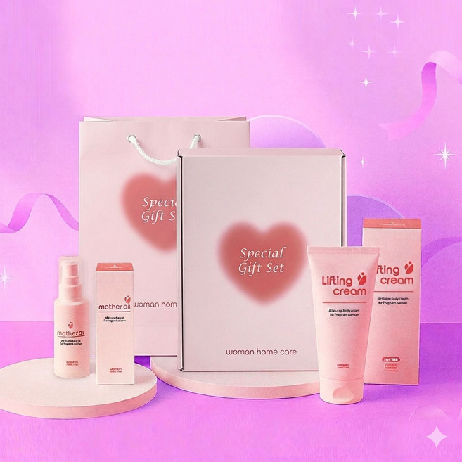 [BEST 출산선물] 우먼홈케어 리프팅 선물세트 (리프팅크림200ml+마더오일100ml), 1개, 200ml