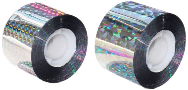 마즈니 조류퇴치 필름 새쫓는 방조 반사 반짝이 빛반사 홀로그램 테이프, 반짝, 1개