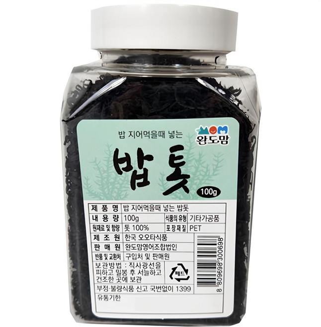 완도맘 밥톳, 100g, 1개