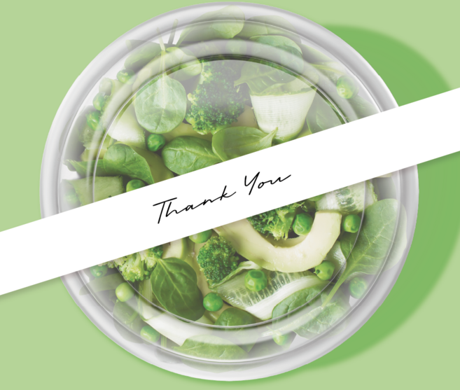 땡큐 띠지 스티커 도시락 샌드위치 샐러드 포케 배달 포장 (30x3cm), 화이트 50매 (long-a1-w)