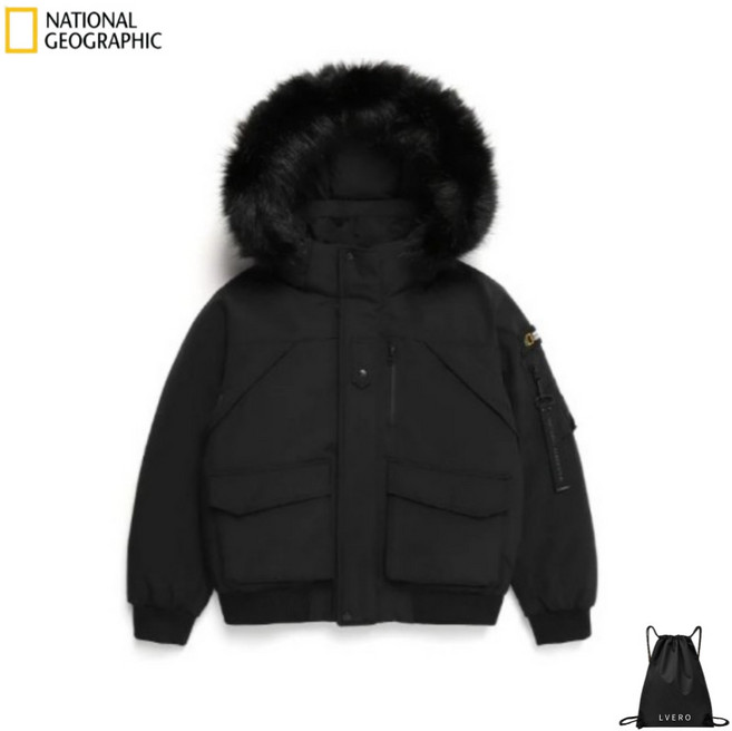 내셔널지오그래픽 여성 타루가 패딩 후디 구스다운 점퍼 여자 겨울 패딩+르베로 가방 지급
