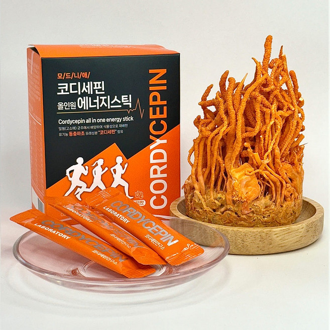 올인원 동충하초 에너지스틱 코디세핀함유 30포, 1, 2g