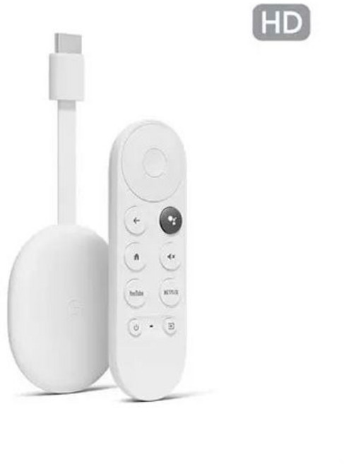 구글 크롬캐스터 4k 4세대 크롬캐스트, 1개, HD 화이트