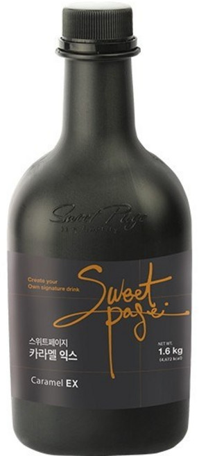스위트페이지 카라멜익스 소스 1.6kg, 1개