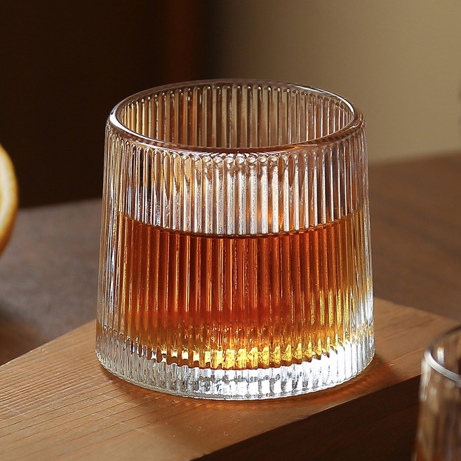 Skyciky 위스키 온더락잔 양주잔 크리스탈 글라스 보석무늬 고급 잔, 1개