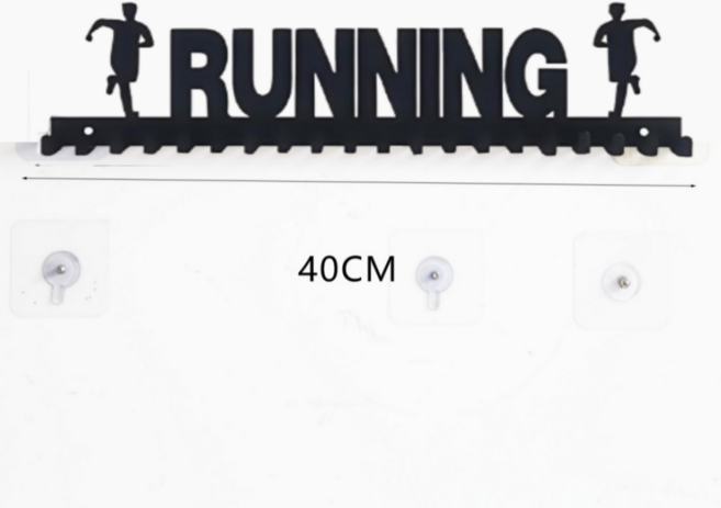 메달걸이 메달거치대 메달보관 마라톤 완주 행거, RUNNER_C (무타공걸이 포함), 1개