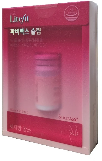 라이트핏 파비맥스 슬림 60정(1개월분) 체내에너지생성 체지방감소, 1개, 60정 - 쿠팡