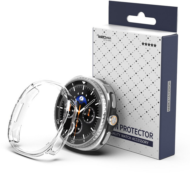 갤럭시워치 하드 보호 커버 케이스, 투명, 1개