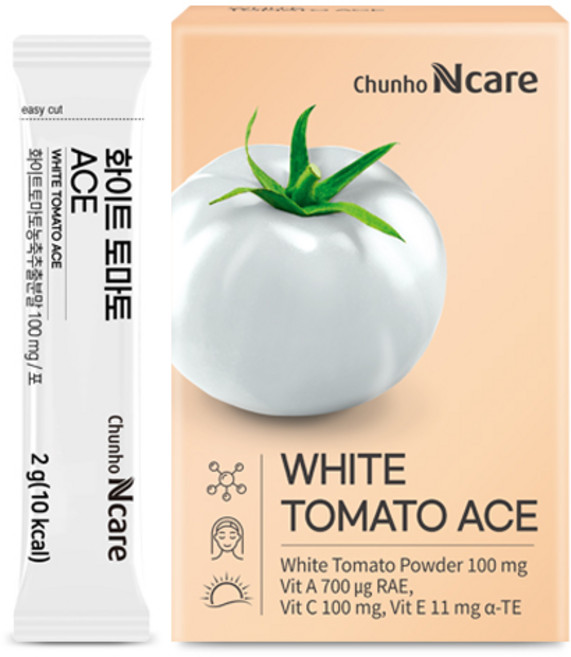 천호엔케어 화이트토마토 분말 비타민 A C E 2g 30p, 30정, 2세트