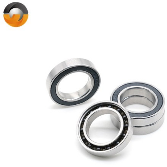 베어링 S6802-2RS CB (1PCS) 440C 6802RS 스테인레스 스틸 링 Si3N4 세라믹 볼 베어링 15x24x5mm S6802RS, 27 6004RSCB 20x42x12, 01 1PCS