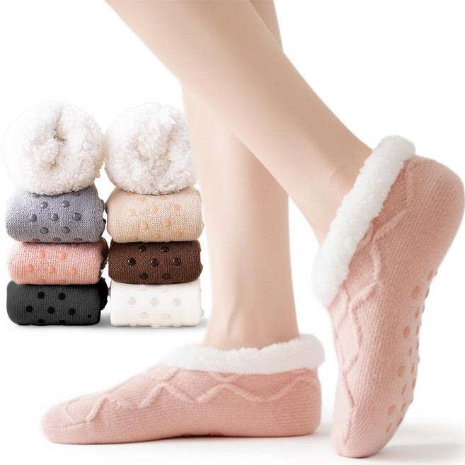 깔끔더하기 여자 후리스 덧신 겨울 양말
