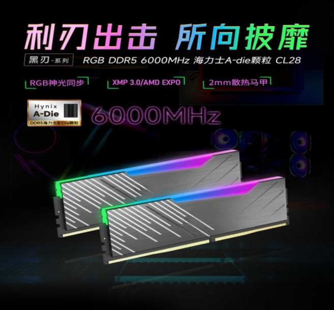 라이트 바 32/64GB 세트 DDR5 데스크탑 컴퓨터 메모리 스틱, 04 DDR5-16G6400 light s