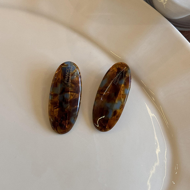 루센트에스 자개 미니집게핀 1+1 데일리 반묶음 포인트 헤어핀 프랑스 스타일