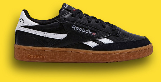 리복 클럽 C 리벤지 빈티지 다크 블랙 소프트 화이트 카멜 브라운 RXSOXXCRUBA