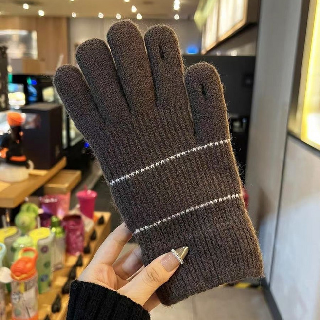 띵크홈 따뜻한 겨울 스마트폰 터치 니트 장갑