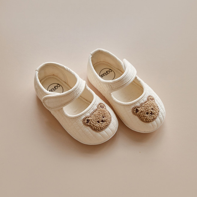 돗투돗 유아 메리제인 슬립온 누빔 슈즈 아기 신발 남아 여아 공용