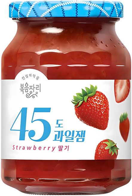 복음자리 45도 과일잼 딸기, 350g, 1개