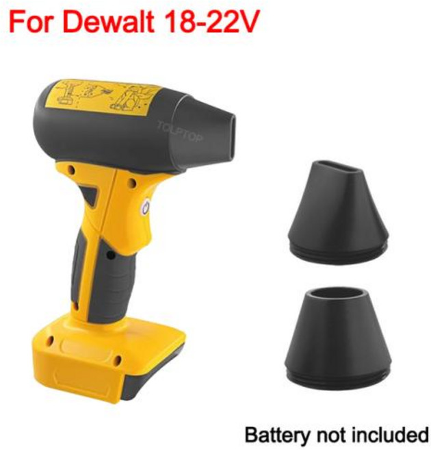 제트건 휴대용 터보 제트 선풍기 공기 송풍기 마키타 디월트 밀워키 보쉬용 세차 에어건 건조기 130000RMP 4 단, 1개